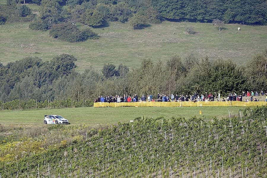 Mosel vineyards in 2000 Rallye Deutschland came to Mosel vineyards in 2000