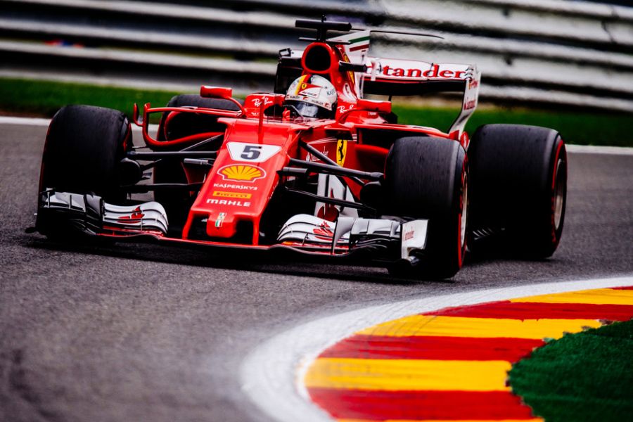 Sebastien Vettel, Ferrari, Spa