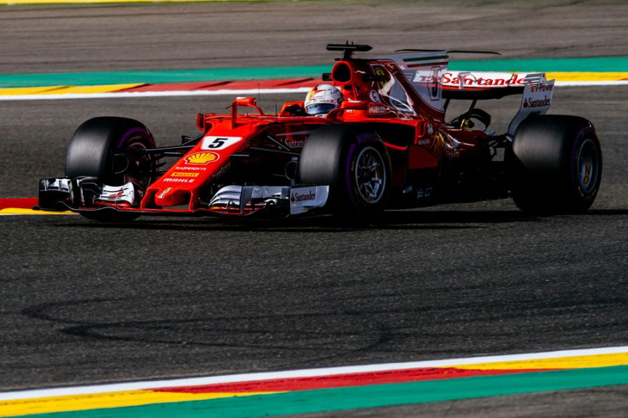 Sebastian Vettel, 2017 Belgian Gran Prix