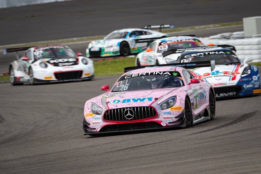 BWT Mücke Motorsport's Mercedes at Nurburgring
