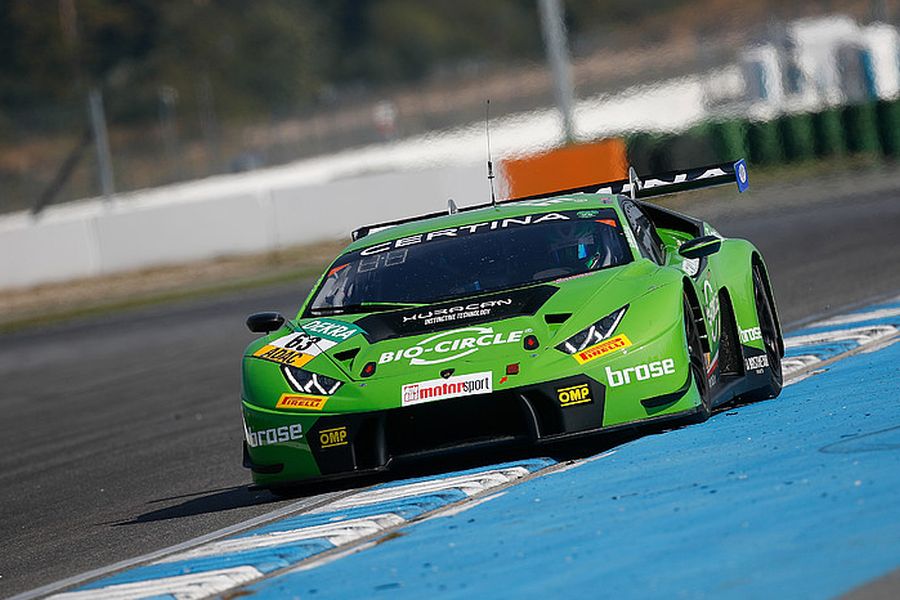 Green Lamborghini closes the ADAC GT season with a victory | SnapLap