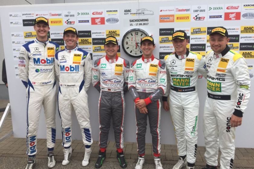 ADAC GT Masters, race 1 podium