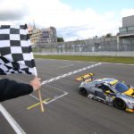 Robin Frijns and Stuart Leonard, #17 Audi R8 LMS