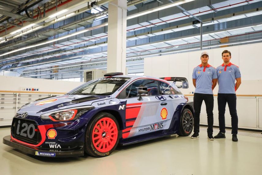 Andreas Mikkelsen and Anders Jaeger sign a two-year deal with Hyundai Motorsport