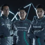 Jaguar Formula E team for season 2017/2018: Nelson Piquet Jr, Ho-Pin Tung and Mitch Evans