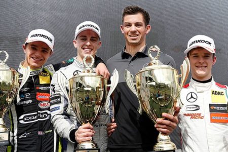 Formula 3, Nurburgring, race 2 podium