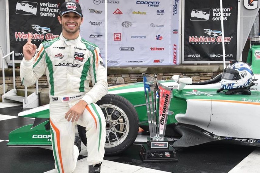 Kyle Kaiser, 2017 Indy Lights champion