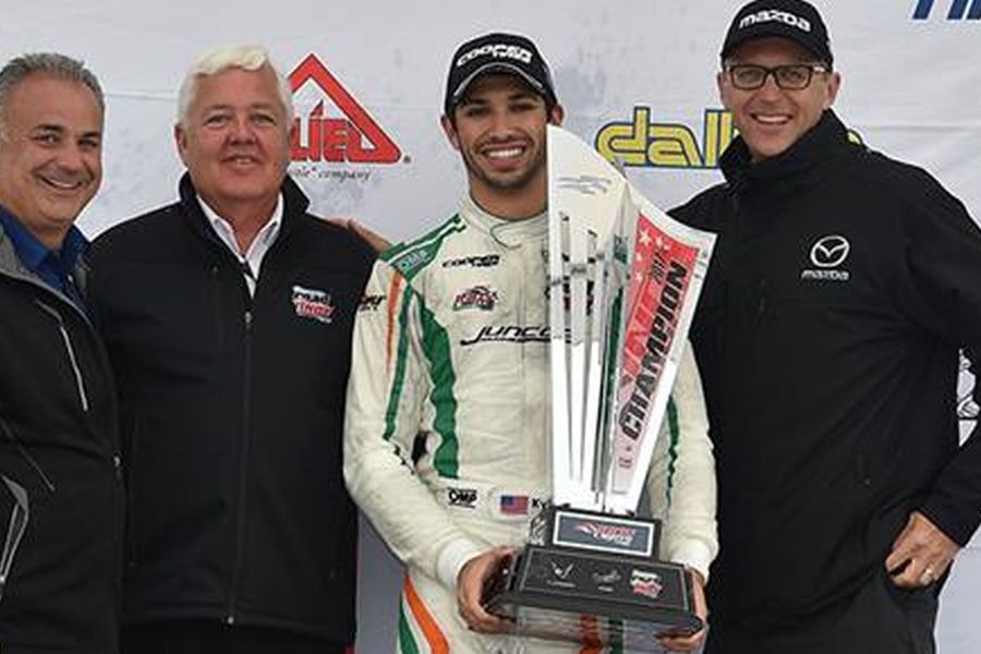 Kyle Kaiser, 2017 Indy Lights champion