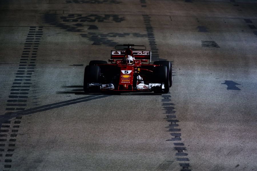 Sebastian Vettel, Marina Bay Street Circuit, Singapore Grand Prix