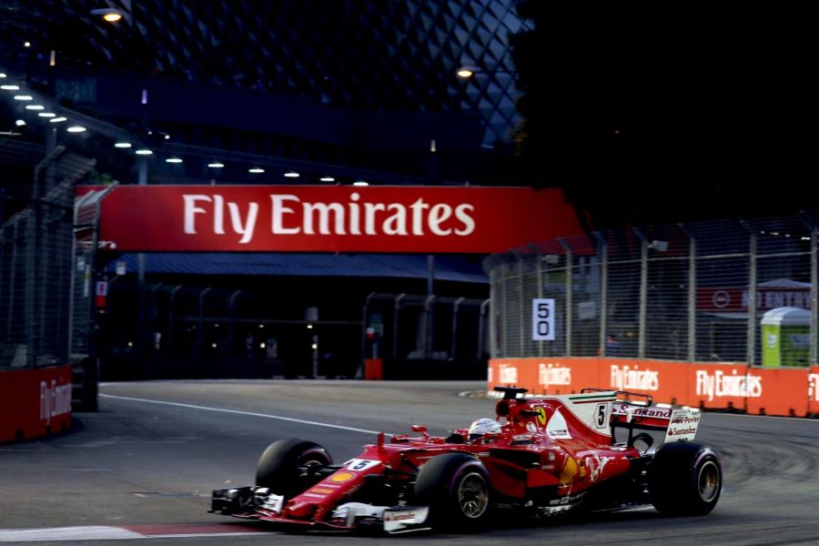 Sebastian Vettel, 2017 Singapore Grand Prix