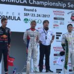 Super Formula, podium at Sugo