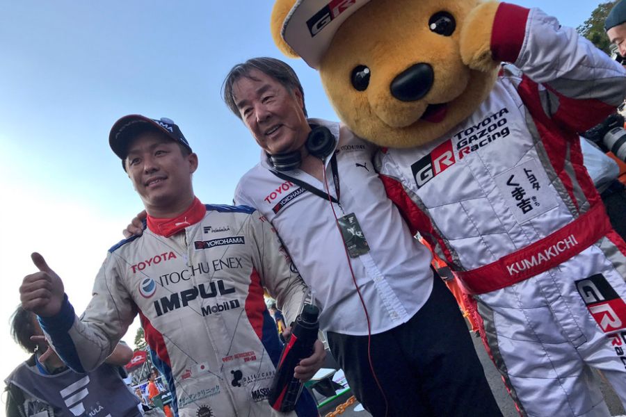 Yuhi Sekiguchi wins the Super Formula race at Sugo