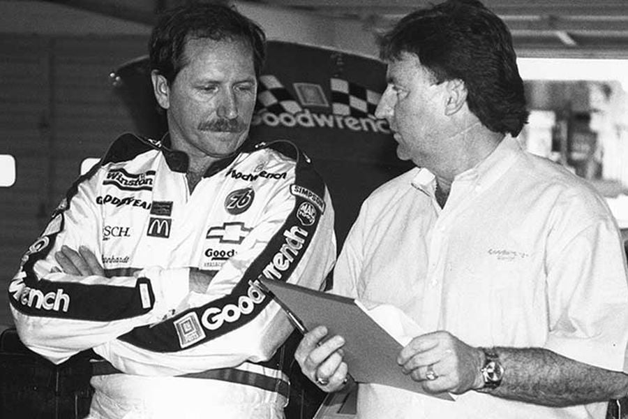 Dale Earnhardt and Richard Childress