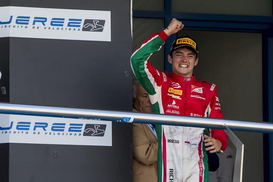 Charles Leclerc - the 2017 Formula 2 champion