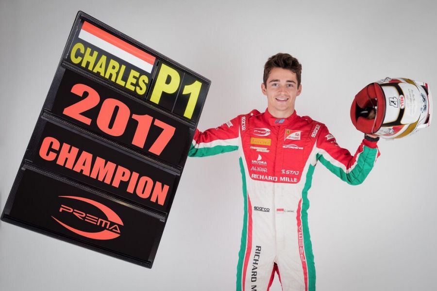 Charles Leclerc 2017 Formula 2 Champion