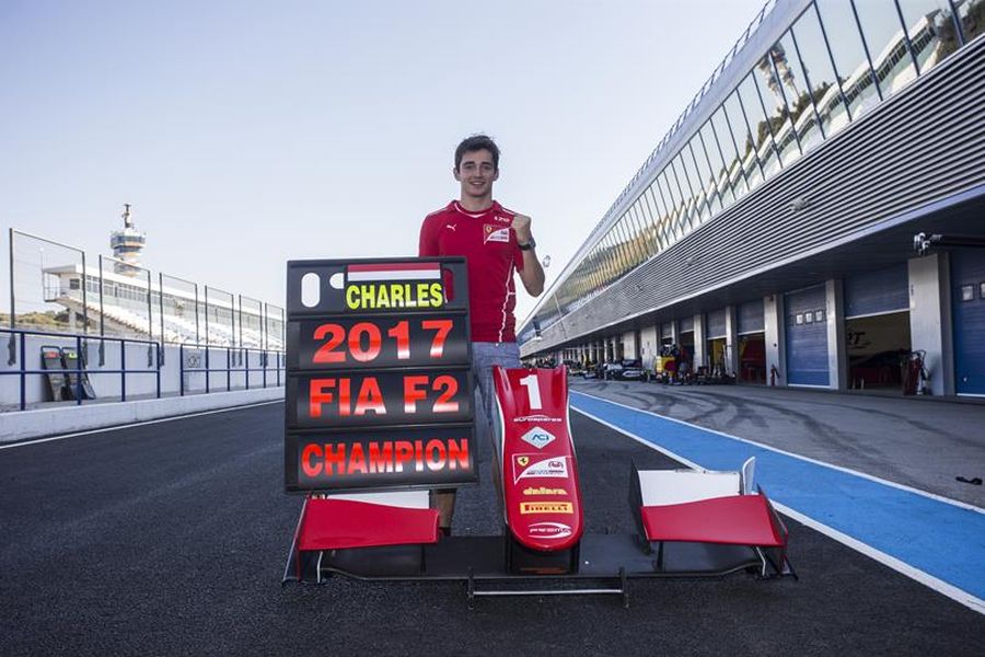 Charles Leclerc - the 2017 Formula 2 champion