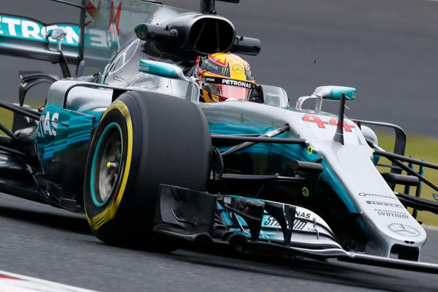 Lewis Hamilton at Japanese Grand Prix at Suzuka