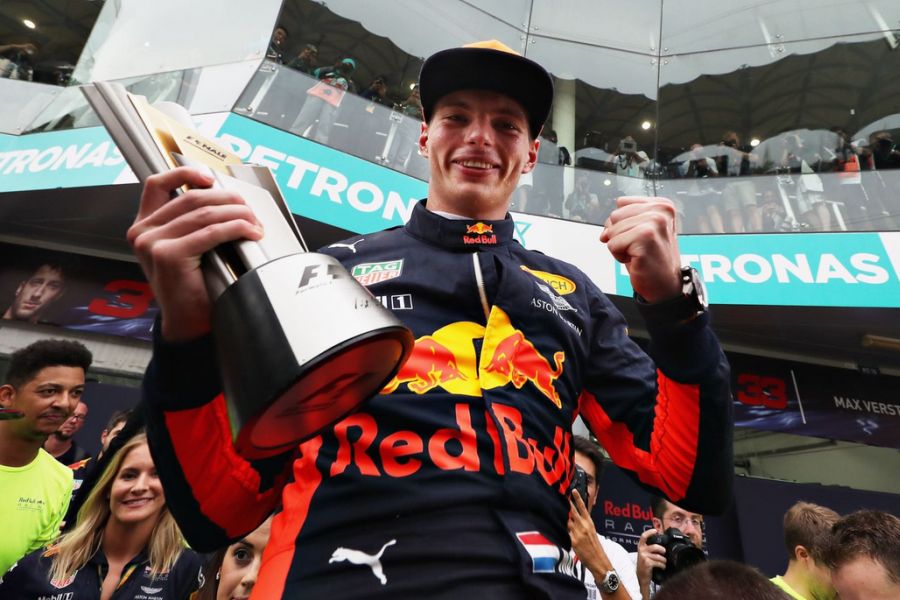 Max Verstappen, Malaysian Grand Prix winner