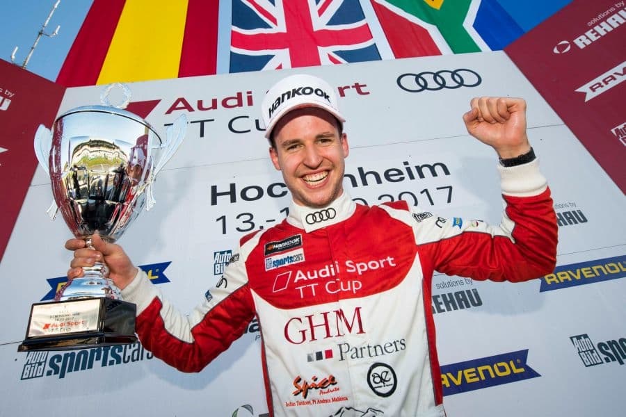 Philip Ellis 2017 Audi TT Cup champion