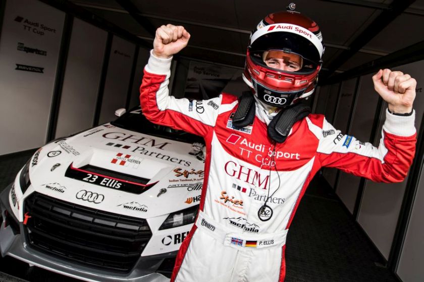 Philip Ellis 2017 Audi TT Cup champion