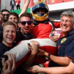 Ferrari Challenge Europe, Imola. Coppa Shell race 2 winner Fabienne Wohlwend