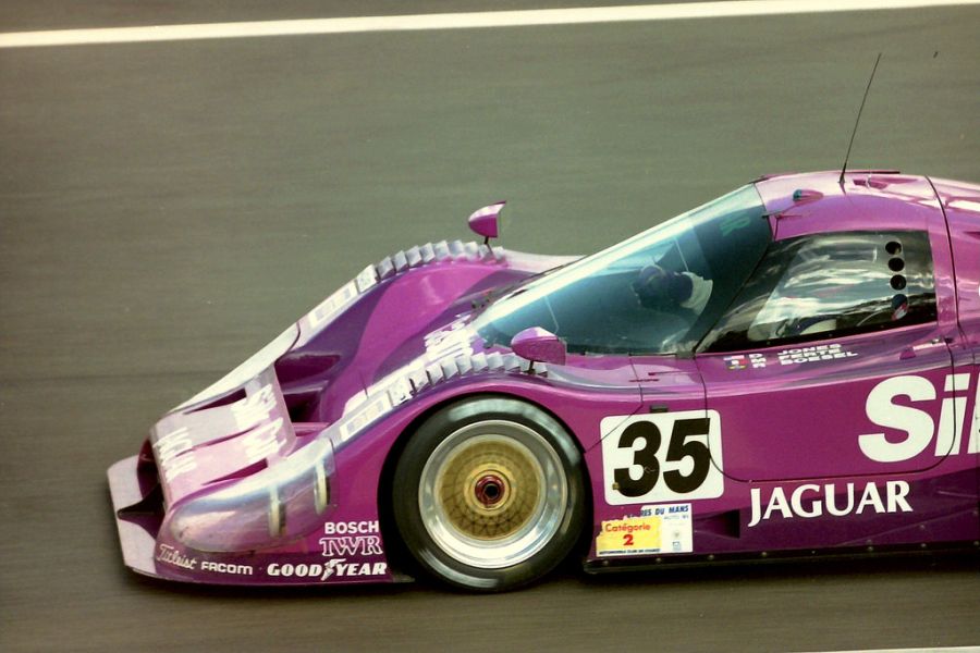 Michel Ferte reached Le Mans podium in the #35 Jaguar, 1991