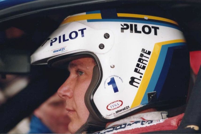 Late in a career, Ferte was driving Ferraris for Pilot Racing