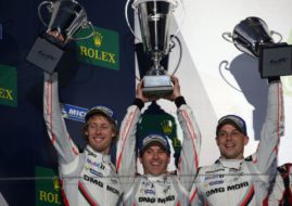 Porsche LMP Team, #2 Porsche 919 Hybrid, 2017 FIA WEC champions, Brendon Hartley, Timo Bernhard, Earl Bamber