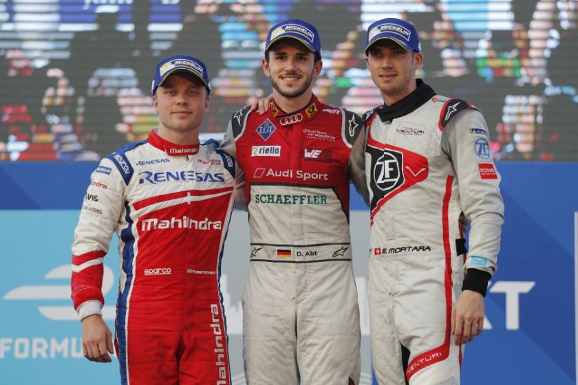 Hond Kong ePric race 2 podium