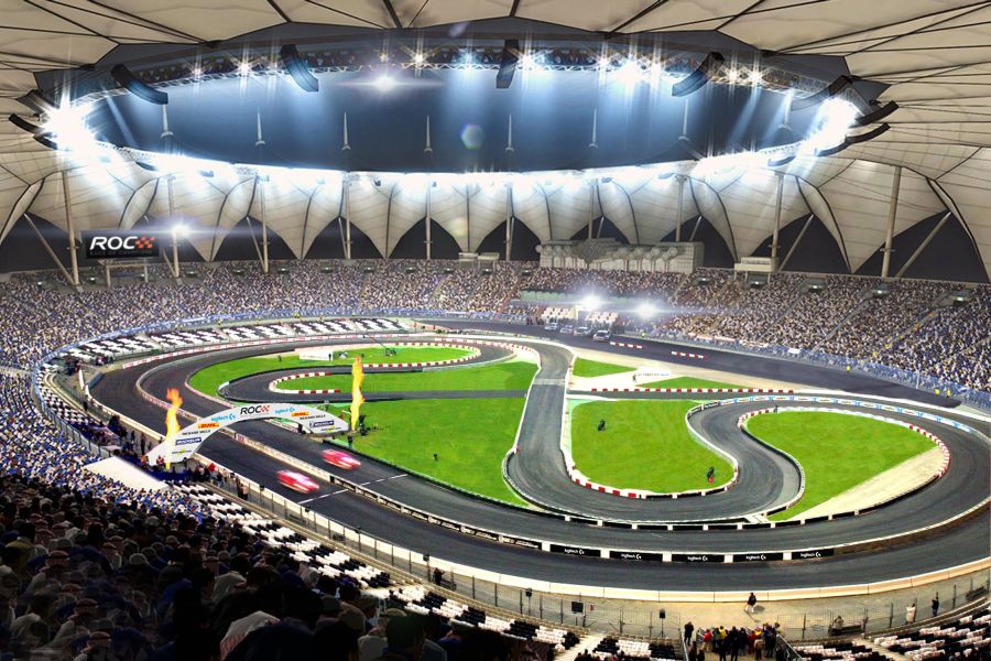 King Fahd Stadium Riyadh Saudi Arabia, Race of Champions 2018
