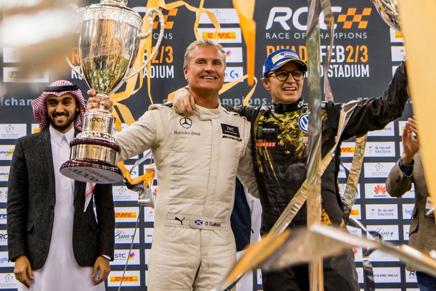 2018 Race of Champions podium