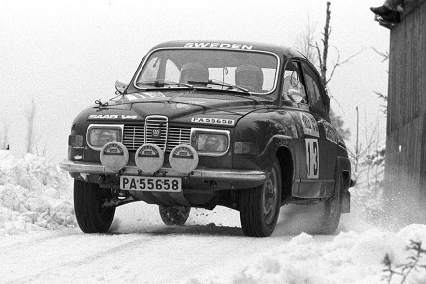 Rally Sweden, 1971, Stig Blomqvist, Saab 96 V4