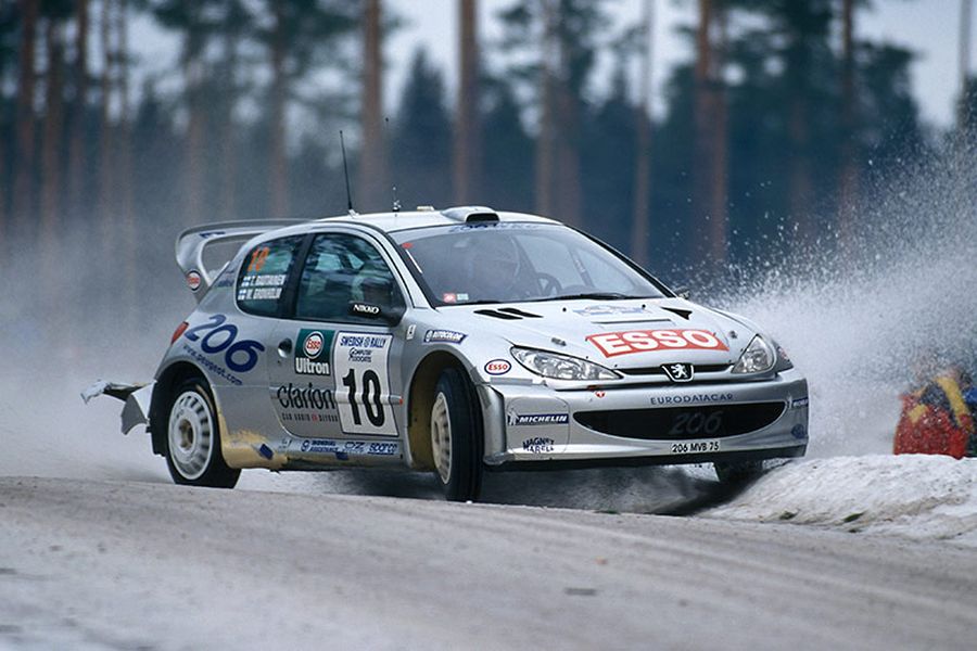 2000 Rally Sweden, Marcus Gronholm, Peugeot 206 WRC