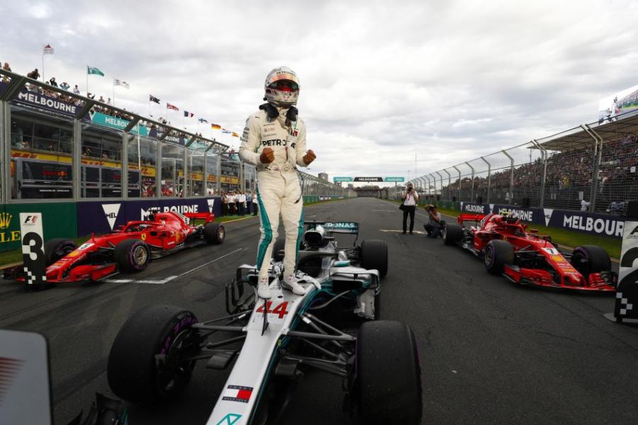 Lewis Hamilton, pole position, 2018 Australian Grand Prix