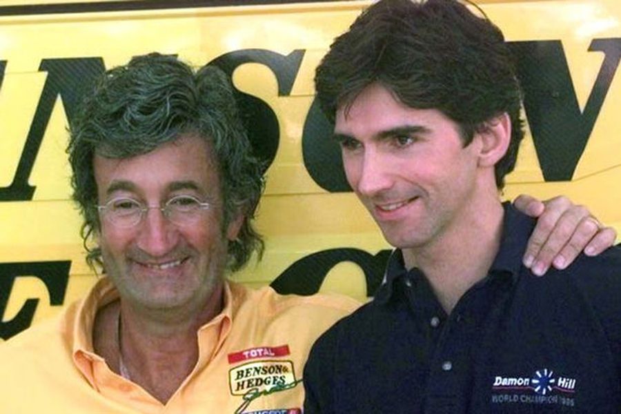 Eddie Jordan and Damon Hill