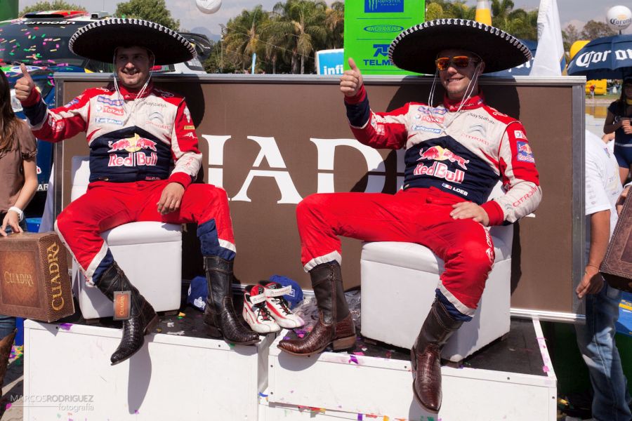 Six-time Rally Mexico winners Daniel Elena and Sebastien Loeb