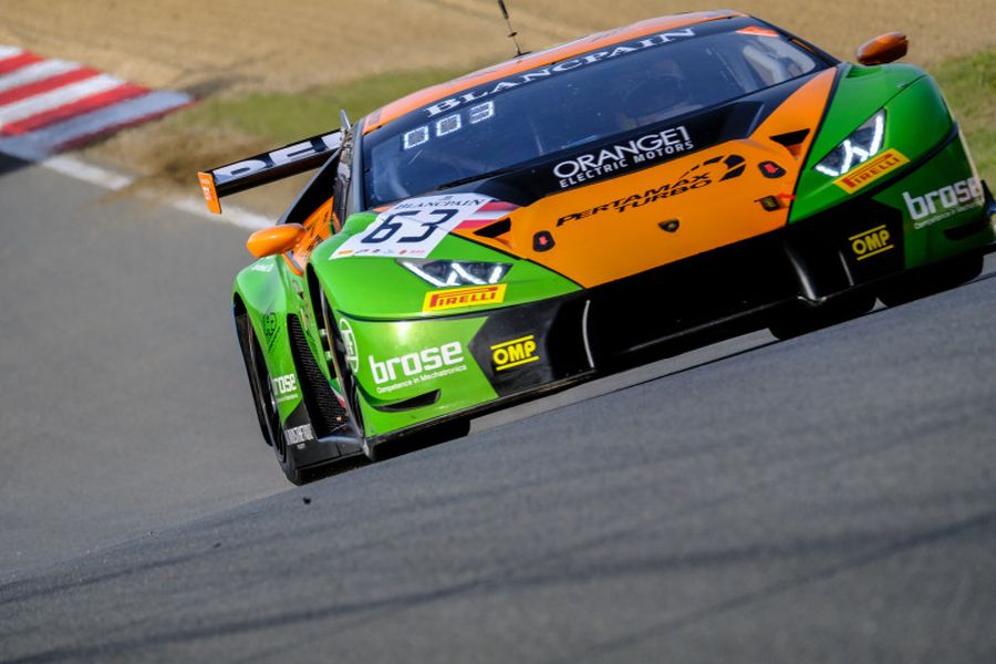 #63 Lamborghini HuracanGT3, Mirko Bortolotti, Christian Engelhart