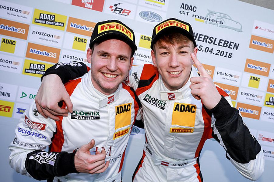 ADAC GT Masters, Oschersleben race 1, Philip Ellis and Max Hofer