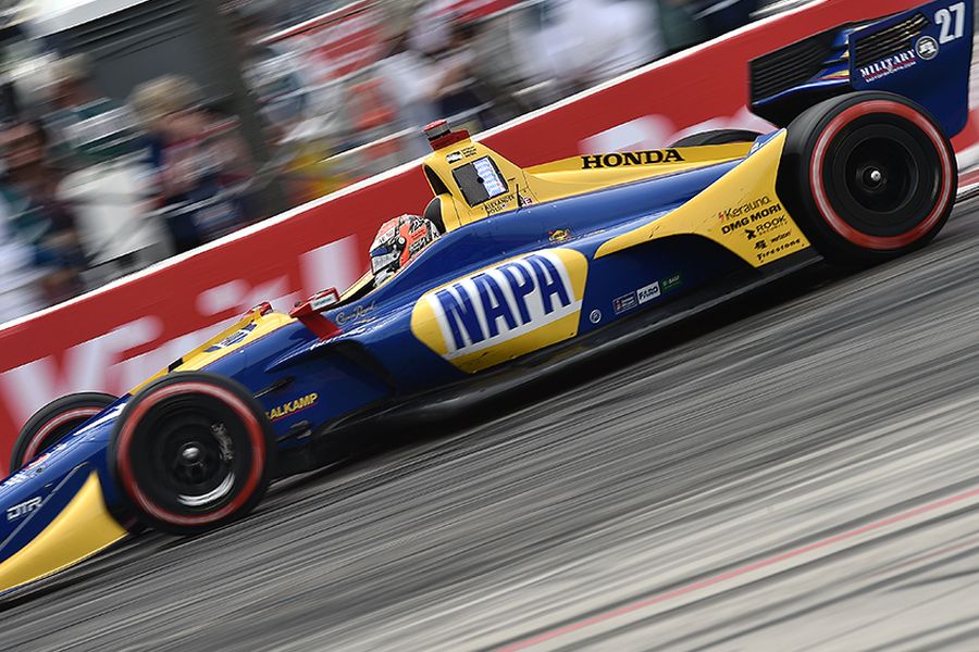 Alexander Rossi's #27 Honda