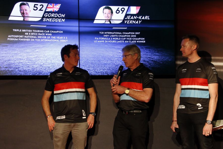 Jean-Karl Vernay (left) and Gordon Shedden (right)