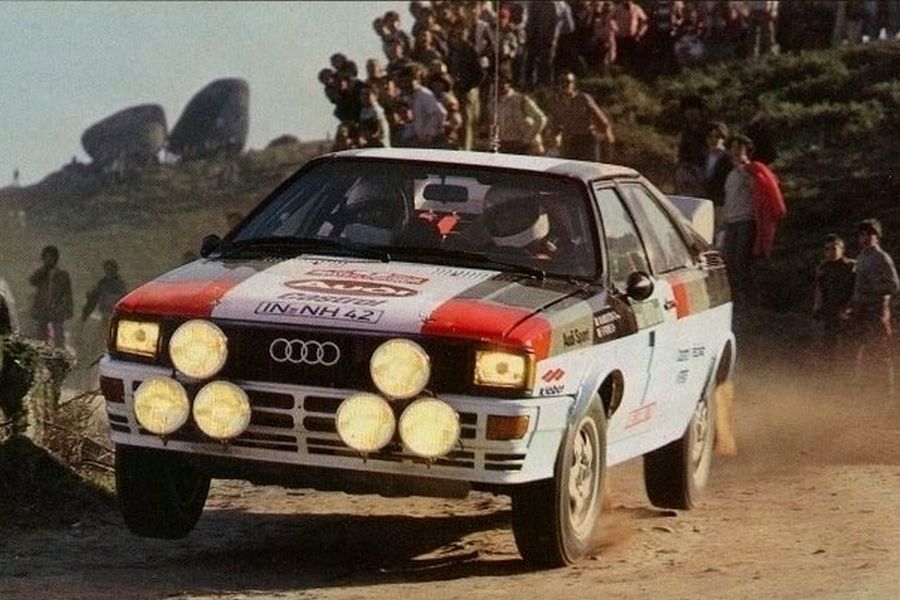 Mouton's #7 Audi Quattro Michele Mouton, #7 Audi Quattro, Rallye de Portugal, 1982