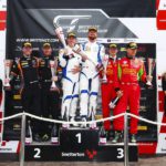 British GT Snetterton race 1 podium