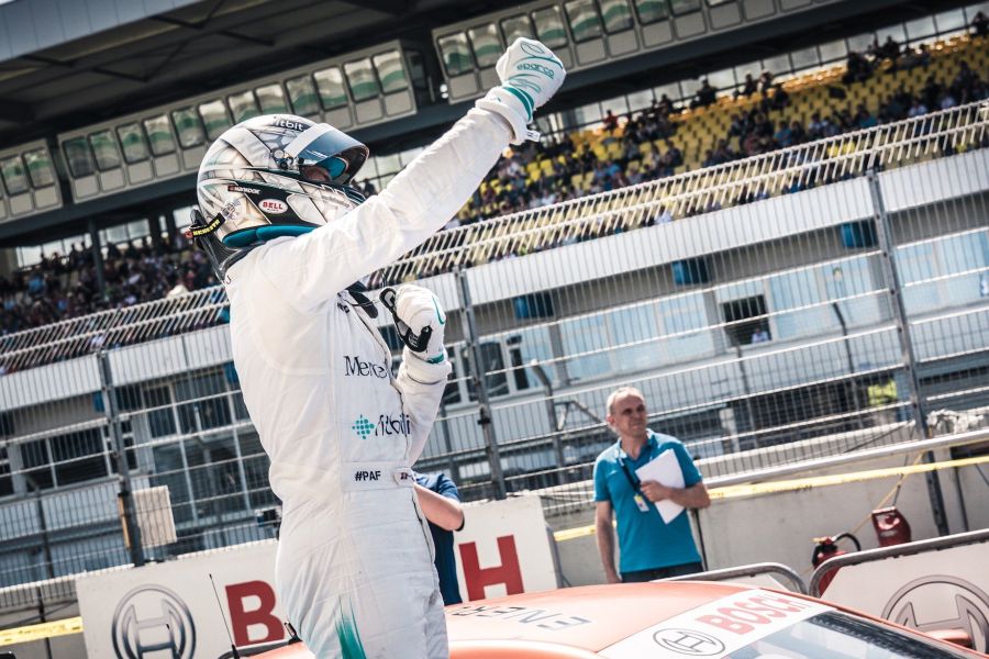 Gary Paffett is celebrating his 21st DTM victory