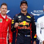 Monaco Grand Prix. Vettel, Ricciardo, Hamilton