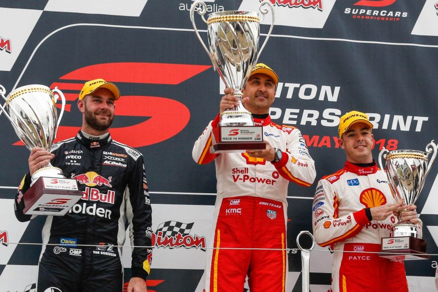 Winton SuperSprint race 2 podium