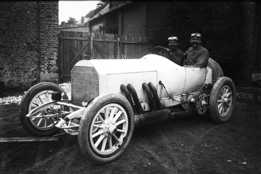 Christian Lautenschlager was the winner of the French Grand Prix in 1908 and 1914