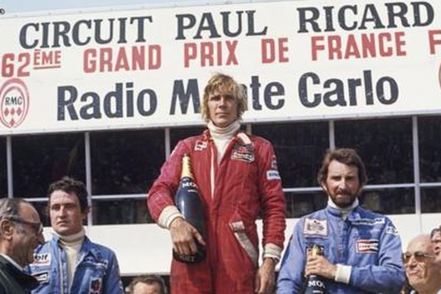 1976 French Grand Prix: Patrick Depailler, James Hunt, John Watson