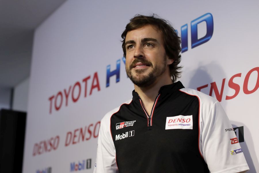 Fernando Alonso Toyota Le Mans 24h official test