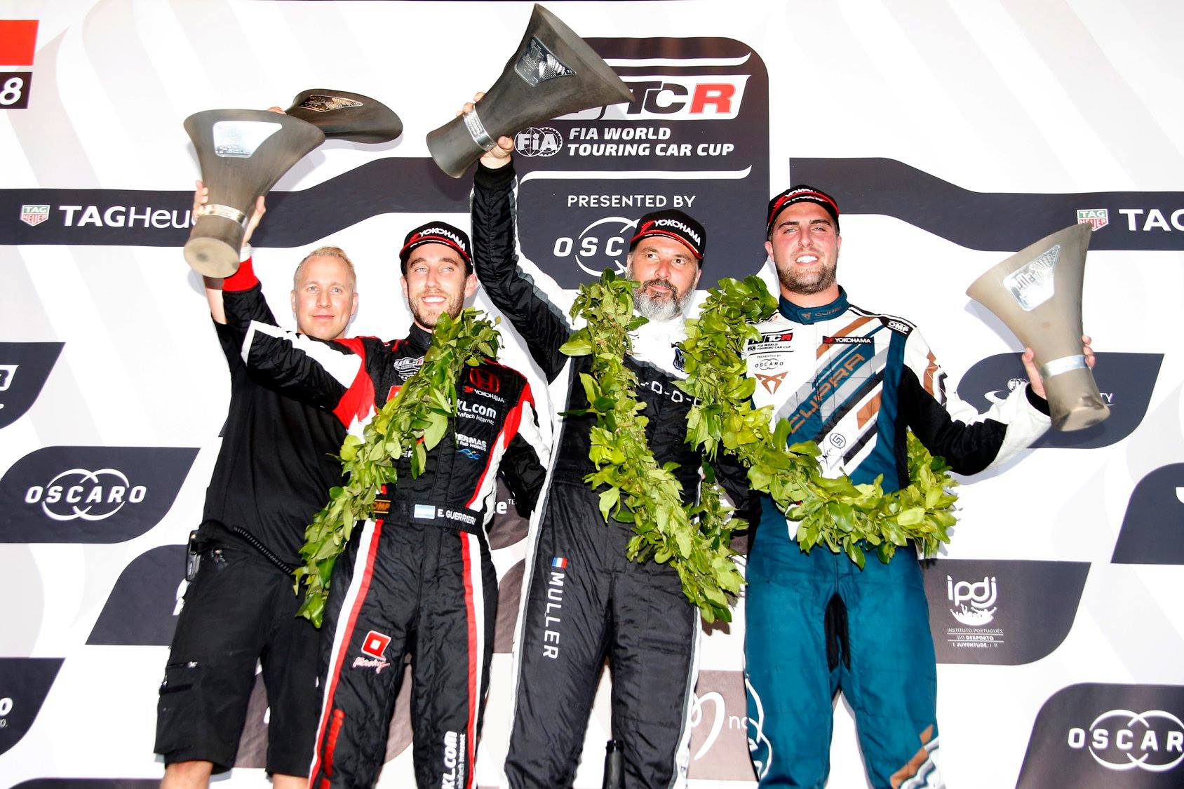 WTCR Vila Real race 1 podium