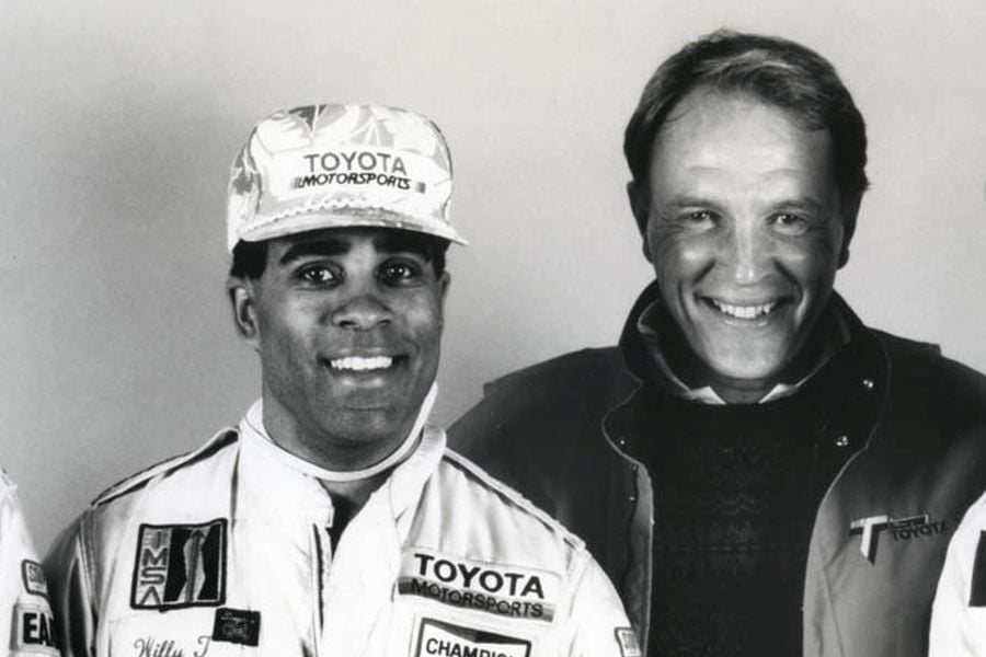 Willy T. Ribbs and Dan Gurney